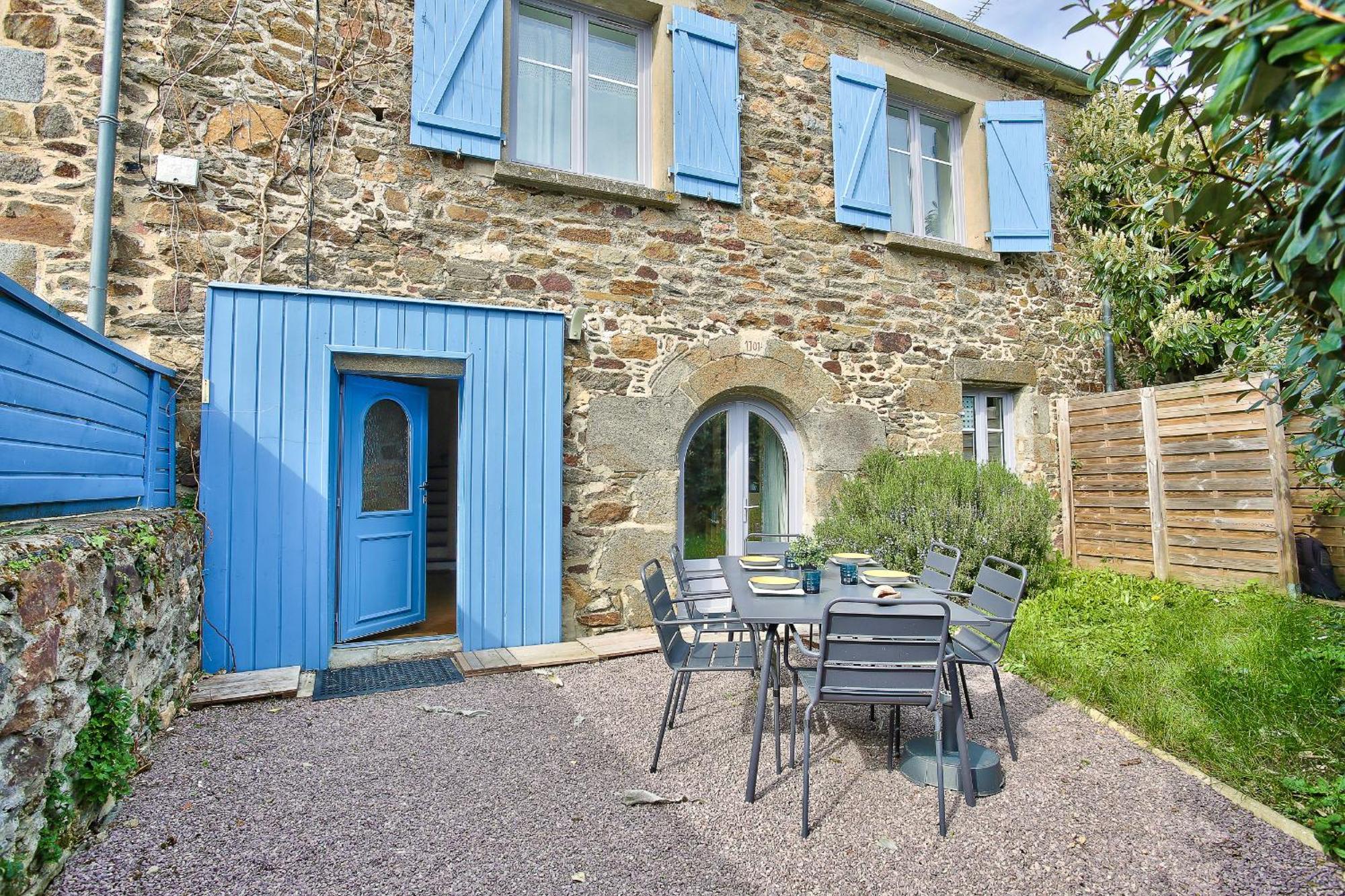 600M Plage Saint-Suliac- Maison Bretonne Pour 4 Exterior foto